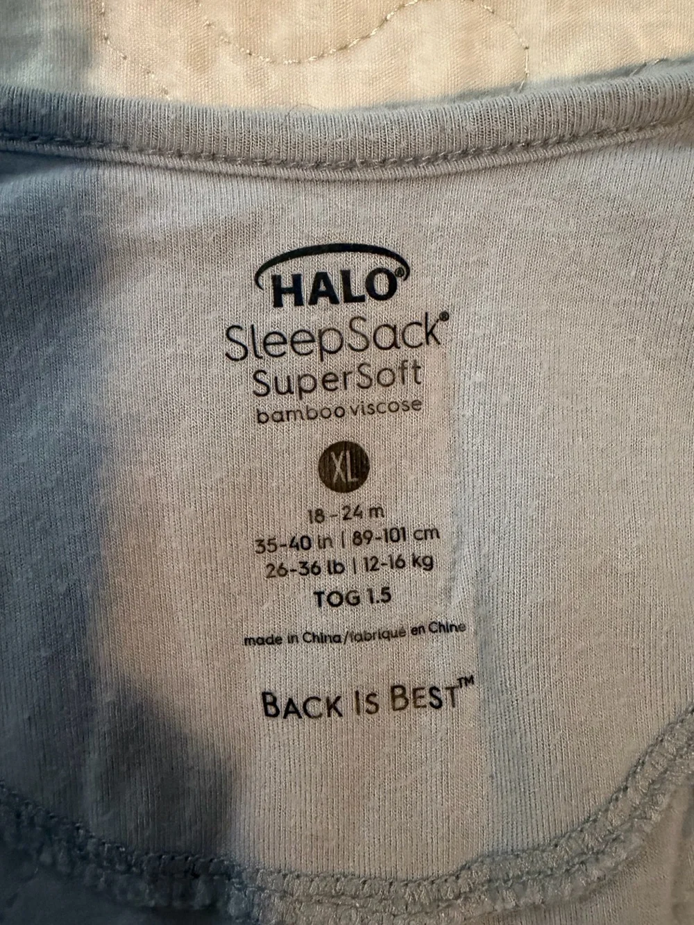 Blue XL Halo Sleepsack